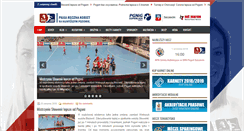 Desktop Screenshot of pogonhandball.pl